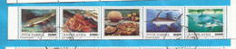 1993  2589-92 AUSVERKAUF  JUGOSLAVIJA  JUGOSLAWIEN FISCH MEERESTIERE  USED - Used Stamps