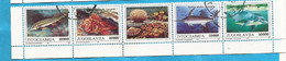 1993  2589-92 AUSVERKAUF  JUGOSLAVIJA  JUGOSLAWIEN FISCH MEERESTIERE  USED - Used Stamps