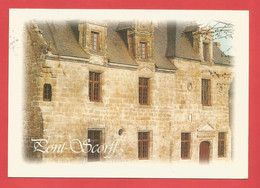 C.P.M. ( 56 ) « PONT-SCORFF »  La Maison Des Princes  " Mairie "   X2 Phts - Pont Scorff