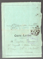 Carte Lettre 1918  En Franchise    Avec Cachet Militaire Ecole D'AVIATION DE BUC   (PPP30777) - Guerre De 1914-18