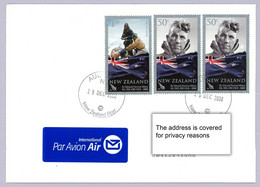 New Zealand 2009 Mountains Mountaineering Edmund Hillary Tenzing Norgay MNH Cover Zu Europe - Covers & Documents