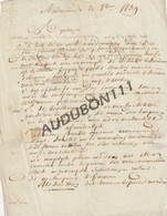 OUDENAARDE 1835 Brief Gestuurd Naar Gavere Dhr Desaeger (P25) - Manuscrits