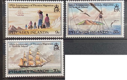 Pitcairn Islands 1981 MNH - 125th Anniversary Of Pitcairn Migration To Norfolk Island - Pitcairn Islands