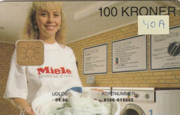 Denmark, DD 040a, Miele, Only 8488 Issued, 2 Scans. - Dänemark