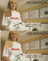 Denmark, DD 040a And 040b, Miele, Only 8.488 And 12.000 Issued, 2 Scans. - Dänemark