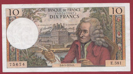 France 10 Francs "Voltaire" Du 08/07/1970.D----ALPH.E.581--- Dans L 'état ---(PP---2) - 10 F 1963-1973 ''Voltaire''