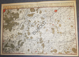 TIENEN/Nivelles/Gembloux/Jodoigne - De Fer - 1741 (P113) - Topographical Maps