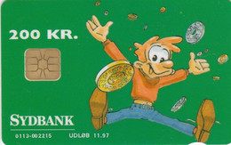 Denmark, DD 080c, 200 Kr, Sydbank - Cartoon, Only 2430 Issued, 2 Scans.   11.97 - Dänemark