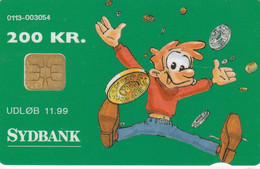 Denmark, DD 080e, 200 Kr, Sydbank - Cartoon, Only 1050 Issued, 2 Scans. - Dänemark