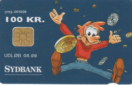 Denmark, DD 091ib (Chip 7), Sydbank - Cartoon, Only 1666 Issued For 091ia And 091ib, 2 Scans. - Dänemark