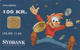 Denmark, DD 091j, Sydbank - Cartoon, Only 2050 Issued, 2 Scans.   11.99 - Dänemark