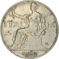 Monnaie, Italie, Vittorio Emanuele III, Lira, 1922, Rome, TTB, Nickel, KM:62 - 1 Lira