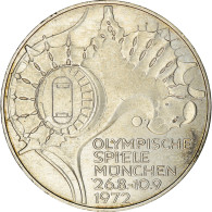 Monnaie, République Fédérale Allemande, 10 Mark, 1972, Hamburg, TTB, Argent - Commemorations