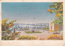 A14151-ODESSA CITY HERO CITY THE HARBOUR VIEW ARCHITECTURE SQUARE ODESSA UKRAINE, USSR 1961 POSTAL STATIONERY POSTCARD - Briefe U. Dokumente