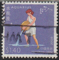 Hong Kong China 2012 Scott 1738 Sello º Signos Del Zodiaco Acuario Aquarius Michel 1739 Yvert 1606 Stamps Timbre - Gebraucht