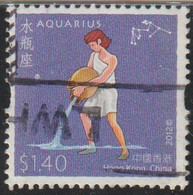 Hong Kong China 2012 Scott 1738 Sello º Signos Del Zodiaco Acuario Aquarius Michel 1739 Yvert 1606 Stamps Timbre - Usados