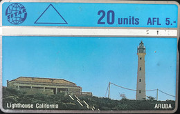 ARUBA  -  SETAR  -  Lighthouse California  -  AFL 5,  -  20 Units - Aruba