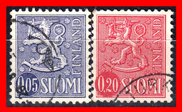 FINLANDIA – ( SUOMI ) TIMBRES. AÑO 1954 -  ESCUDO NACIONAL - Used Stamps