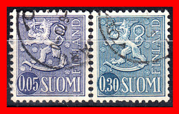 FINLANDIA – ( SUOMI ) TIMBRES. AÑO 1954 -  ESCUDO NACIONAL - Used Stamps