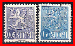 FINLANDIA – ( SUOMI ) TIMBRES. AÑO 1954 -  ESCUDO NACIONAL - Used Stamps