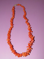 JOLI COLLIER ANCIEN Perles De CORAIL ANCIEN PERLES BRINDILLES BIJOU VINTAGE COLLECTION BIJOU ANCIEN - Necklaces/Chains