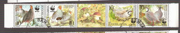 2000  2966-69  AUSVERKAUF  JUGOSLAVIJA  JUGOSLAWIEN  WWF  BIRDS REBHUHN USED - Gebraucht