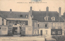 CPA 91 DOURDAN HOTEL DE LYON RUE DE CHARTRES - Dourdan