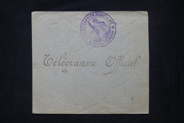 GUYANE - Cachet Du Chef De Service Judiciare De La Guyane Sur Enveloppe "Télégramme Officiel " - L 104186 - Covers & Documents