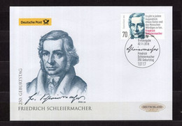 Germany Friedrich Schleiermacher Protestant Theologe  Excusiv Cover 2019 - Théologiens