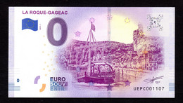 Billet Souvenir 0 Euro LA ROQUE-GAGEAC , Année 2019 - 1 (n° 001107) - Privatentwürfe