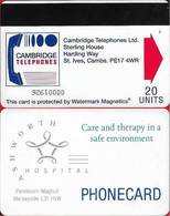 UK - Cambridge Telephones (Hospitals) - Autelca - Ashworth Hospital, Cn. Upside Down, No Tel & Fax, 20U, Used - [ 8] Firmeneigene Ausgaben