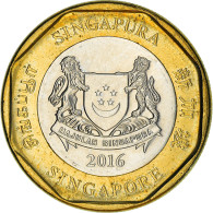 Monnaie, Singapour, Dollar, 2016, SPL, Bi-Metallic - Singapour