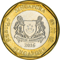 Monnaie, Singapour, Dollar, 2016, SPL, Bi-Metallic - Singapore