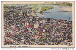 Birds Eye View Of Louisville Kentucky 1949 - Louisville