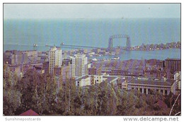 A View From The Skyline Parkway Boulevard Duluth Minnesota 1956 - Duluth