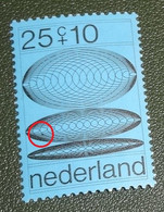 Nederland - MAST - 968 PM - 1970 - Plaatfout - Postfris - Zwarte Vlek In Middelste Ovaal - Errors & Oddities