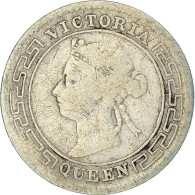 Monnaie, Ceylon, Victoria, 10 Cents, 1894, TB, Argent, KM:94 - Sri Lanka