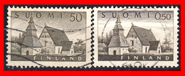 FINLANDIA – ( SUOMI ) TIMBRES. AÑO 1956 – IGLESIA DE LAMMI - Used Stamps