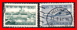 FINLANDIA – ( SUOMI ) TIMBRES. AÑO 1958 –EL PUERTO DE HELSINKI - Used Stamps