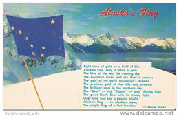 Alaska's Flag Eight Stars Of Gold On A Field Of Blue Alaska - Sitka