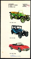 MOTORING - ITALIA - 3 FIGURINE BISCOTTI MARENGO PANTANELLA - AUTOMOBILI DI TUTTO IL MONDO - FIAT - Automobile - F1