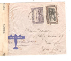 REF4791/ TPA 13 - TP 180 S/L. Avion Via Panaméricain C. Nizi 1942 Censure Congo Belge > USA Via Léopoldville - Briefe U. Dokumente