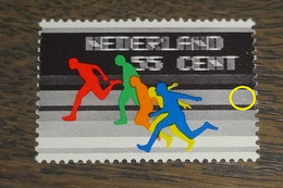 Nederland - MAST - 1093 PM2 - 1976 - Plaatfout - Postfris - Witte Punt Rechts Midden - Variétés Et Curiosités