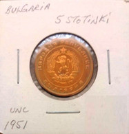 Bulgaria 1951 - 5 Stotinki - Bulgarie