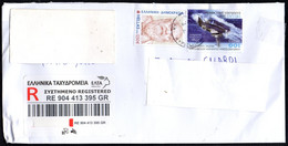 GREECE 2020 - REGISTERED ENVELOPE - ANCIENT GREEK WRITERS: SOKRATES - 100th ANNIVERSARY OF THE GREEK COAST GUARD - Storia Postale