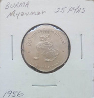 Burma (Myanmar) 1956 - 25 Pyas - Myanmar