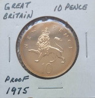 Great Britain 1975 - 10 Pence - 10 Pence & 10 New Pence