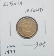Estonia 1997 - 10 Senti - Estonie