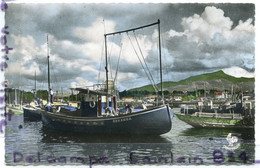 - 1414- SAINT JEAN DE LUZ - Une Vue Du Port Et La Rhune, Bateau De Pêche, Petit Format, écrite, 1965, TBE, Scans... - Saint Jean De Luz