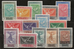 Espagne 1930 N° Y&T : PA. 37 à 49 + Exp. 9 * - Unused Stamps